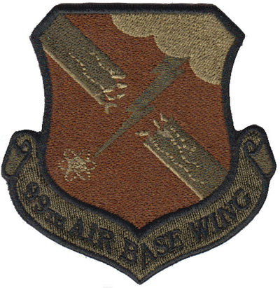 99th Air Base Wing (ABW) Spice Brown OCP Patch - 2 Pack